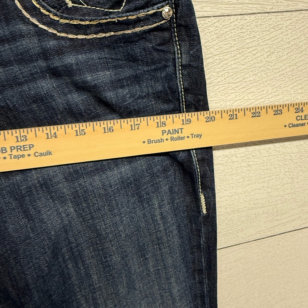 Vigoss Women's Blue the Chelsea Slim Boot Jeans size 9/10 length 33 - Picture 11 of 15